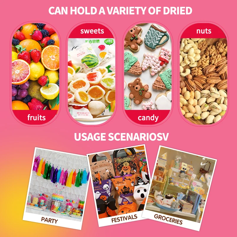 Brown Eco-friendly Customized Food Grade Gift Box Packaging Folders for Wedding New Year Baby Shower Parties Potato Chips Candy - Image 5