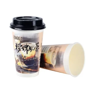 Factory China Craft Paper Disposable Coffee Cups with Custom Logo Food Grade for Wine & Tequila