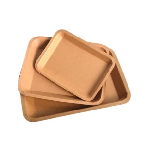 Kraft Paper Food Tray Disposable Kraft Paper Tray