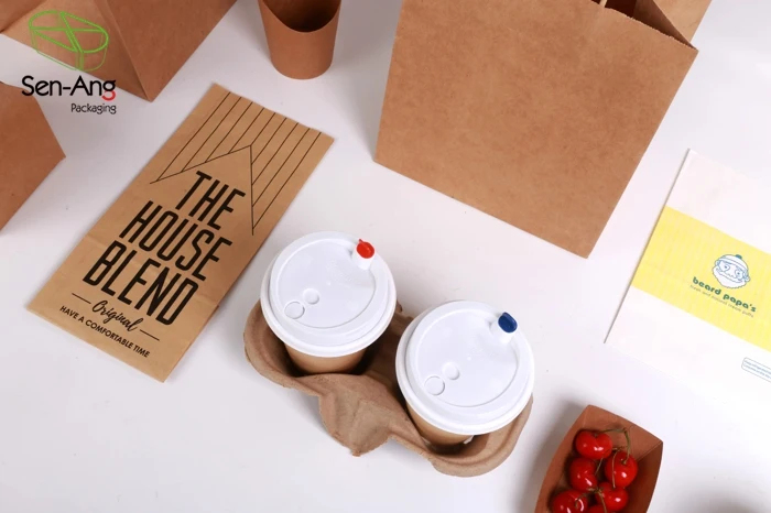 Oil Proof 50 Pc 11Cm X 21Cm 5Cm Xixi Without Handle Eco Friendly Kraft Paper Bag Custom - Image 3