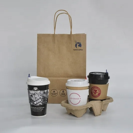 Eco Friendly Disposable Double Wall Craft Paper Coffee Cup with Lid 12 oz for Wine & Tequila - Image 6