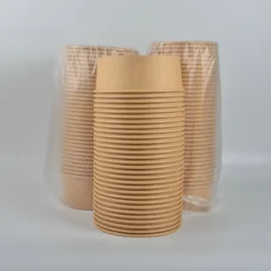 in Stock Customize Round Take Away Paper With Lid Custom Salad Bowl Food Container Take Away Box