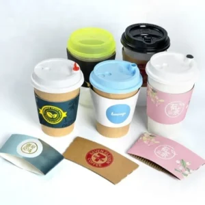 Eco Friendly Printed Logo Cup Sleeve Printing Custom Cup Sleeve