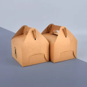 Best Price Square Christmas Paper Cupcake Packaging Custom Printing Wedding Cake Box for Guest