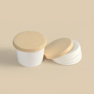 Wholesale Food Grade Disposable Paper Lids for Cups with Custom Sizes
