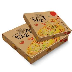 Printed Brown Kraft Paper Pizza Box Cheap Brown Paper Pizza Box