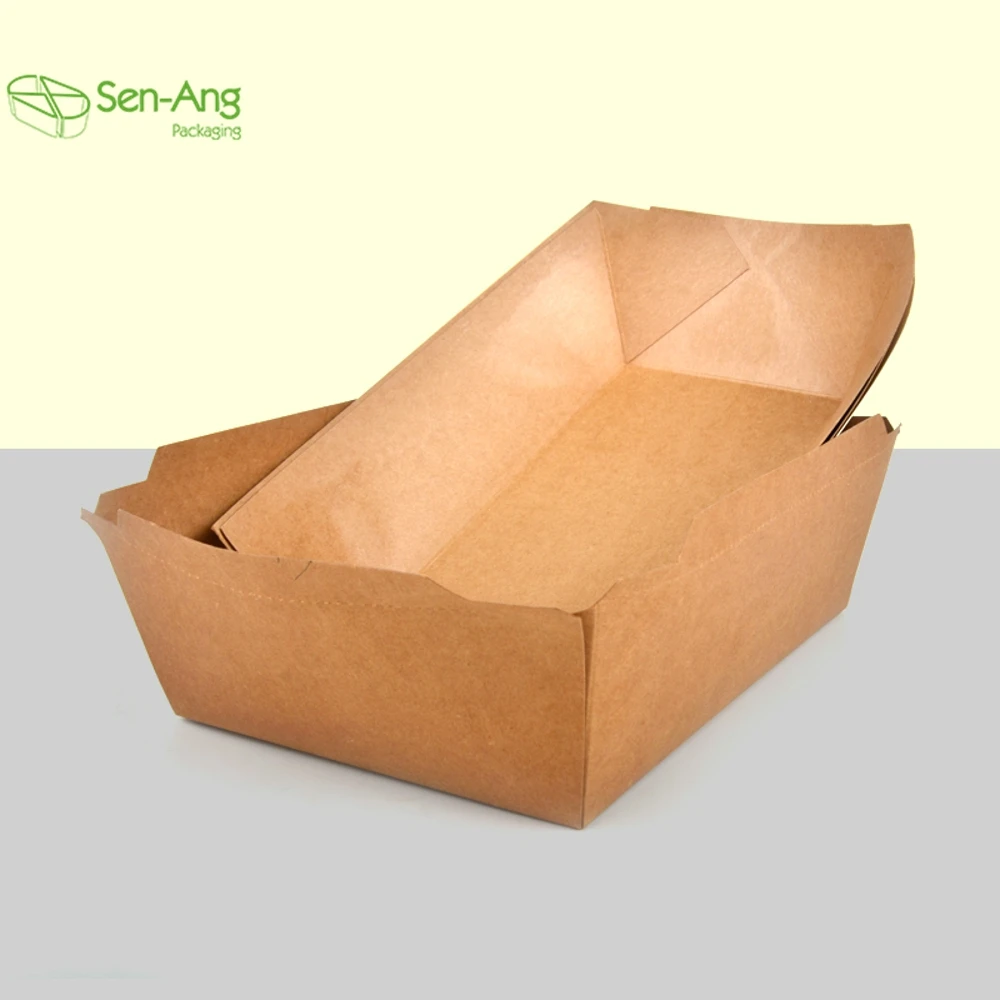 Wholesale Ship Type Sushi Container Snack 6Oz Boat Shape Tray for Restaurant Kraft Paper Hot Dog Box - Image 4