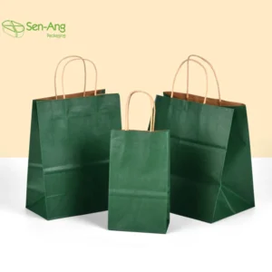 Disposable Food Paper Pasta Custom Instant Kraft Paper Bag Gift Bags