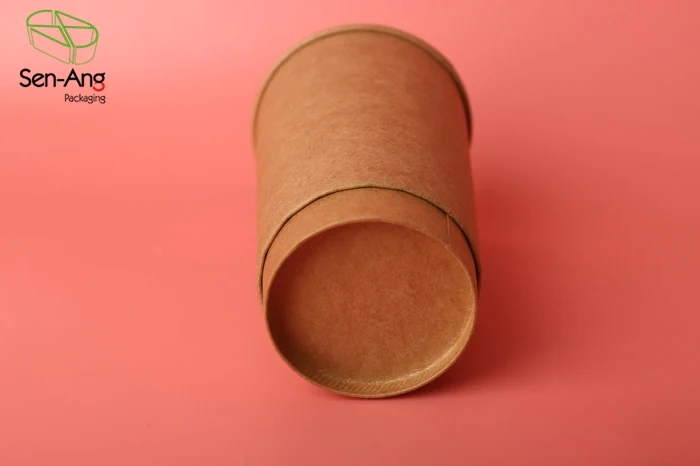 Wholesale Layer Coffee Hot Drink 8 12Oz Customized Disposable Square Double Wall Kraft Paper Cup - Image 2