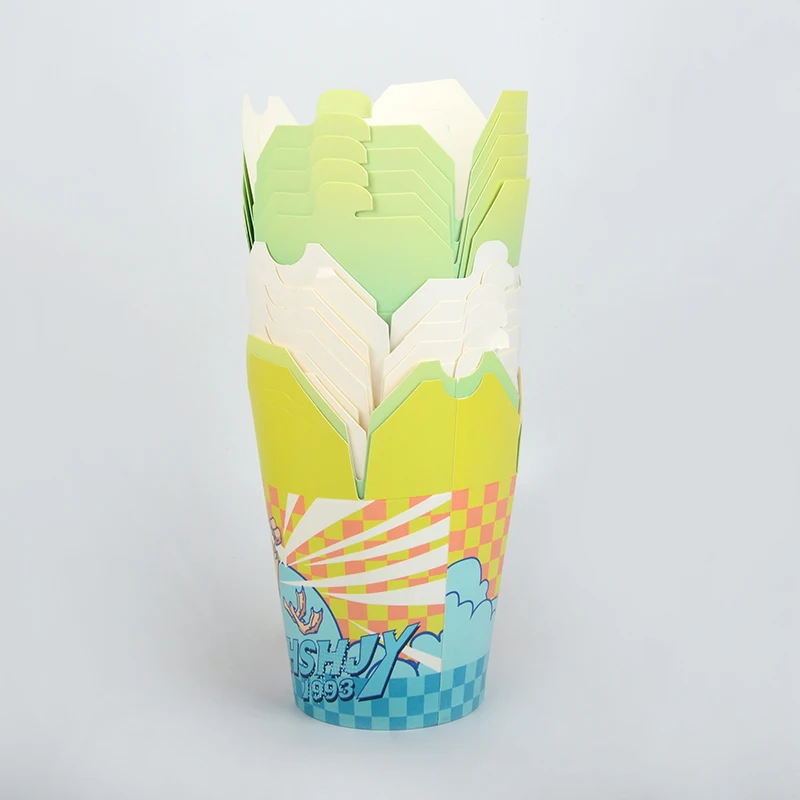 16oz 26oz 32oz 64oz White Customized Togo Kraft Take Away Chinese Packaging Noodle Takeout Box With Handle - Image 4