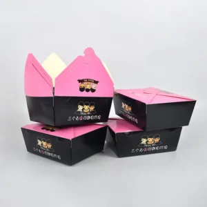 Custom Logo Brown Kraft Packaging Cardboard Catering Takeaway Takeout to Go Paper Take Out Container Food Box