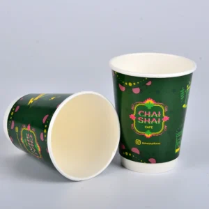 Eco Friendly Printed Logo Cold Beverage Cup Paper Cup with Lid Paper Cup Custom