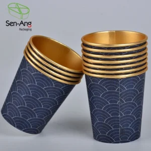 Good Selling Craft Paper Disposable Single Wall Food Grade Coffee Cup with Custom Logo for Tequila and Coffee