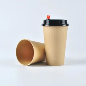 Eco Friendly Craft Paper Printed Disposable 6oz 9oz 10oz 16oz 20oz 22oz 12oz Food Grade Wine & Tequila Cups Single Wall