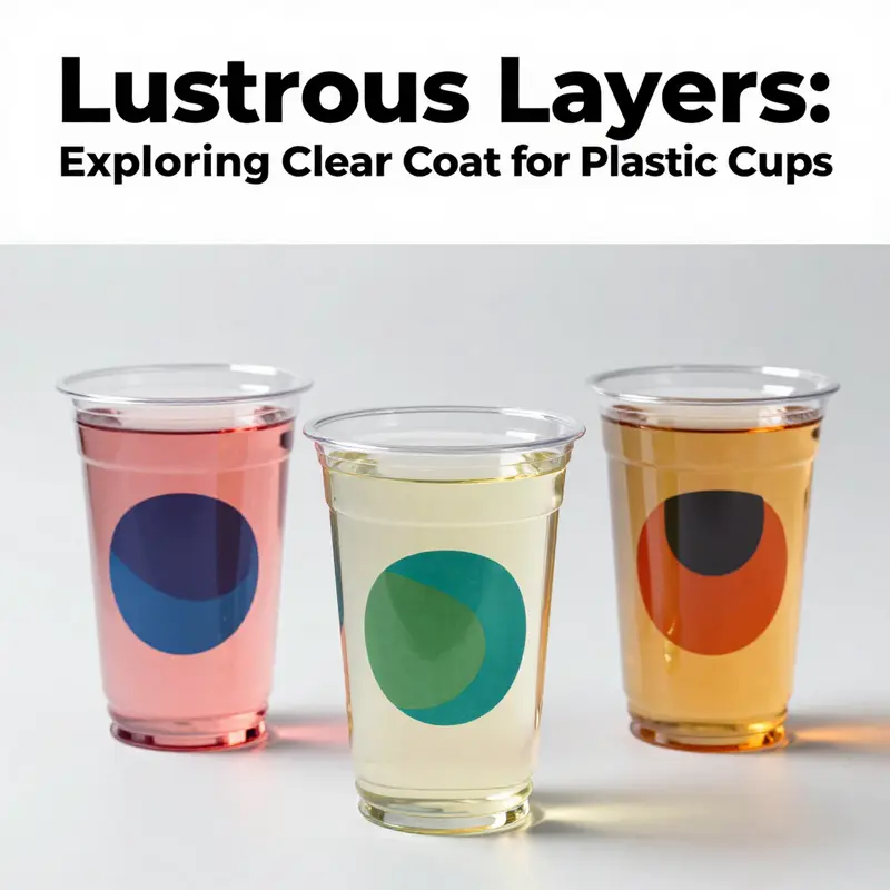 A breakdown of the manufacturing process of plastic cups with a focus on the role of clear coatings.