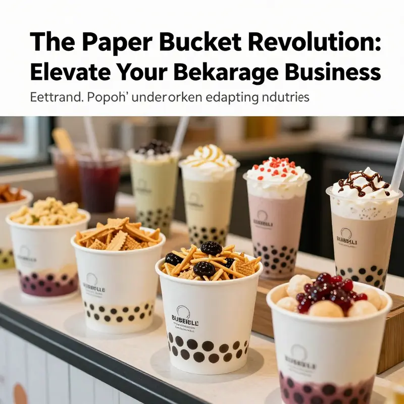 Recycling paper buckets contributes to a sustainable environment.