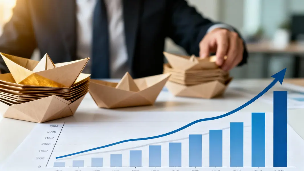 A variety of paper boat trays available in wholesale settings, demonstrating market diversity.