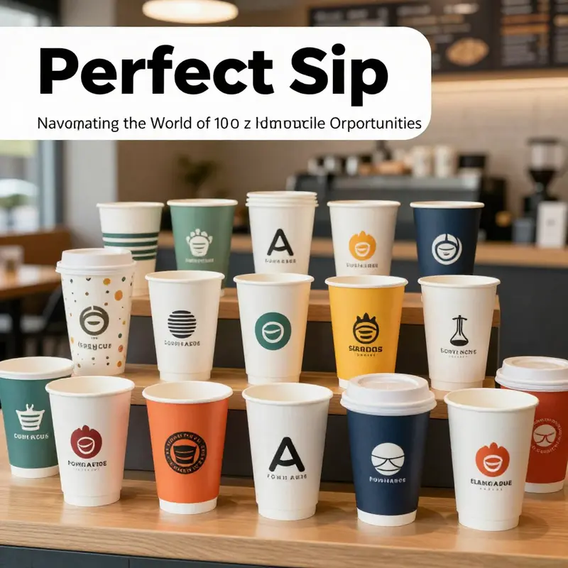 A comparison of single-wall and double-wall 10 oz disposable cups showcasing their insulation capabilities.