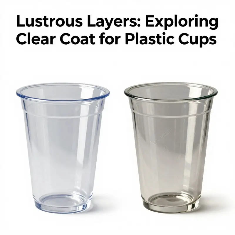 A breakdown of the manufacturing process of plastic cups with a focus on the role of clear coatings.