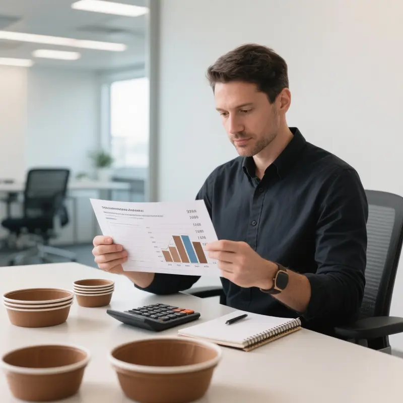 An assortment of brown disposable bowls demonstrating their diverse materials and applications.