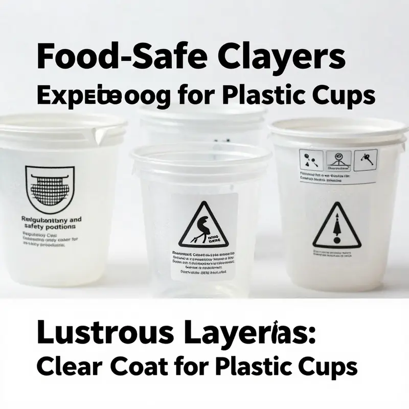 A breakdown of the manufacturing process of plastic cups with a focus on the role of clear coatings.