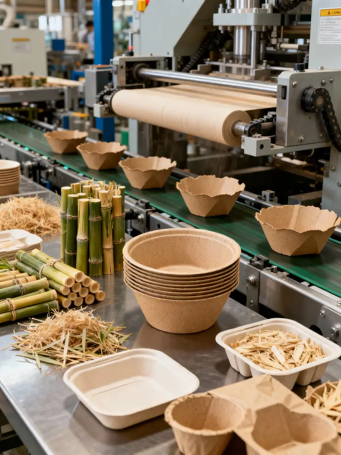 Diverse offerings from leading kraft paper bowl suppliers, highlighting various sizes and designs.