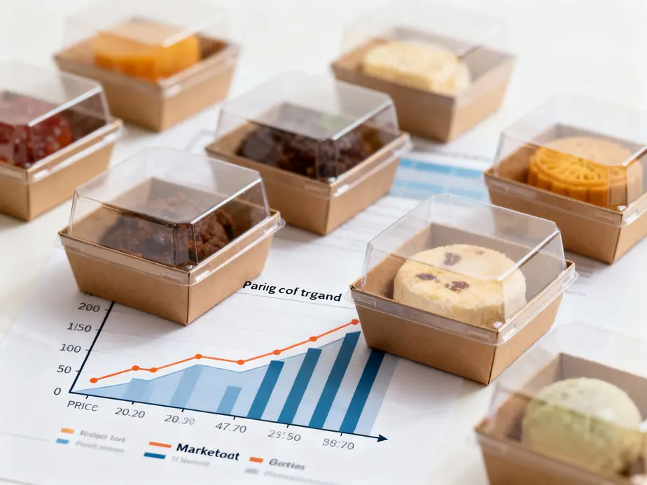 Exploration of the materials used in crafting paper boxes with clear lids.