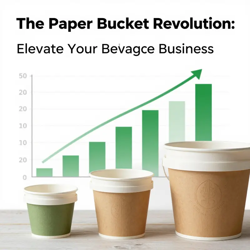 Recycling paper buckets contributes to a sustainable environment.