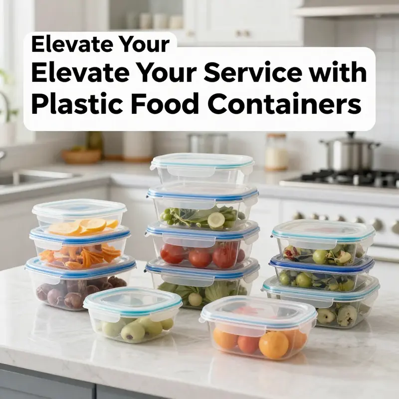 A variety of Meijer plastic food containers perfect for diverse food storage needs.
