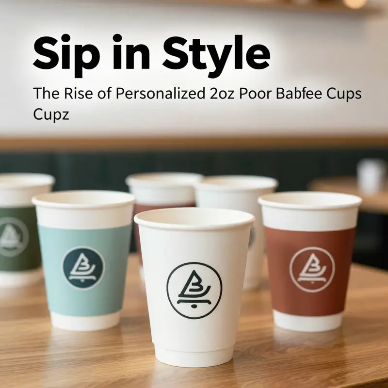 Showcasing branding on 2oz cups for effective presentation.
