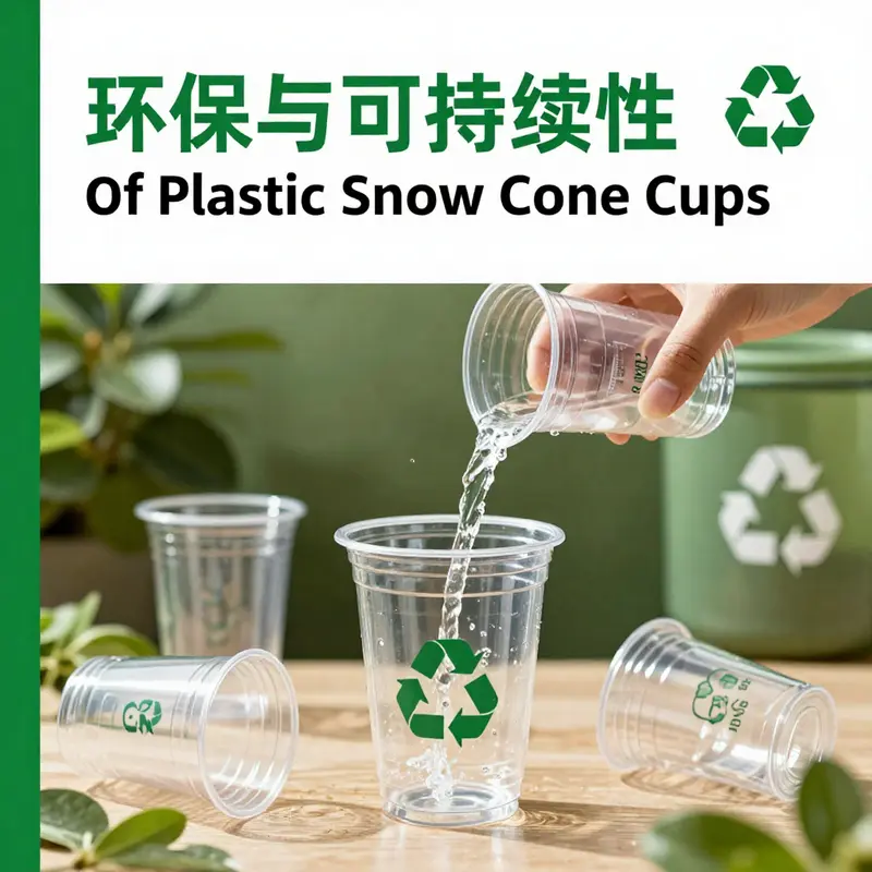 Different sizes of clear plastic snow cone cups displayed with vibrant syrups, emphasizing their clarity and functional design.